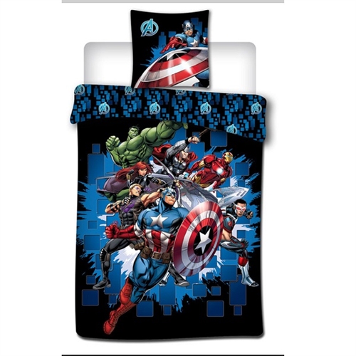 Avengers sengetøj - Super Heroes - Reversible